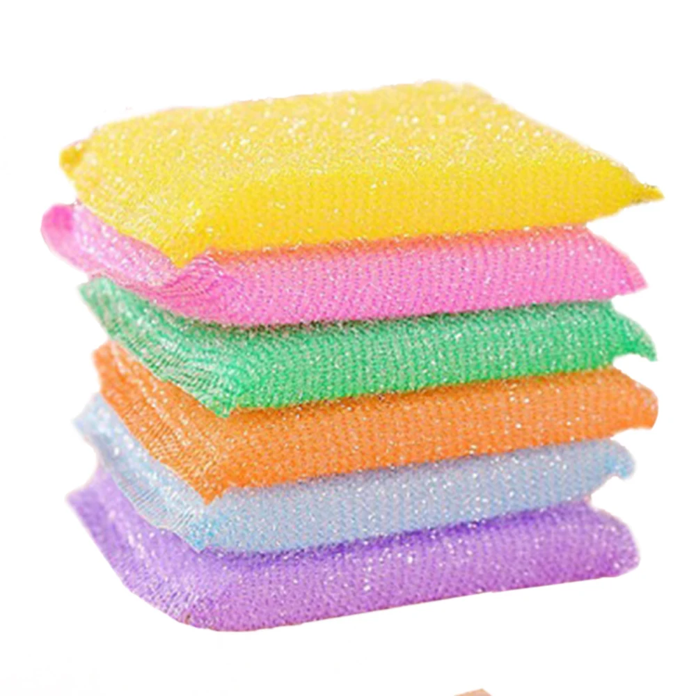 New 4pcs kitchen wash the big king clean cloth dishcloth does not get oil pan sponge | Дом и сад