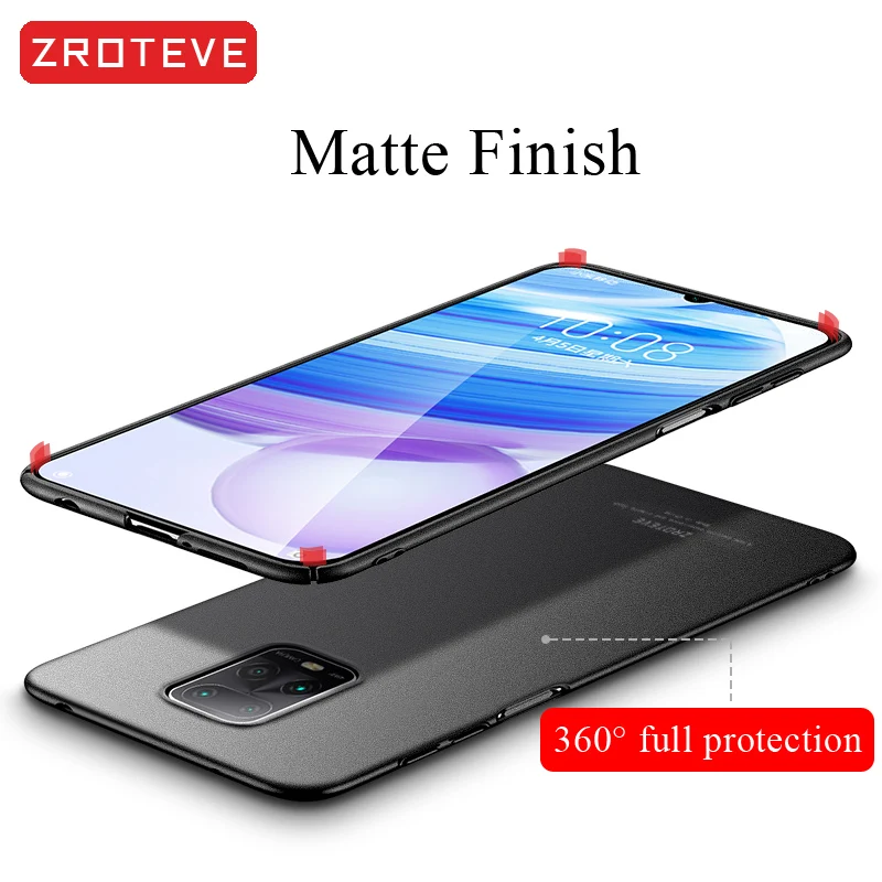 

Zroteve For Xiaomi Redmi Note 9S 9 Pro Max 5G Case Slim Matte Xiomi Redmi 9A 9C PC Cover For Xiaomi Note 9 9T 9S 8T 7 8 Pro Case