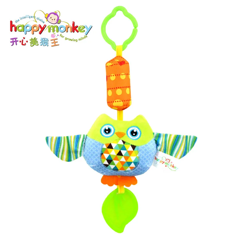Happy monkey Игрушки для малышей от 0 до 3 лет плюшевая кровать висячая сочувствие