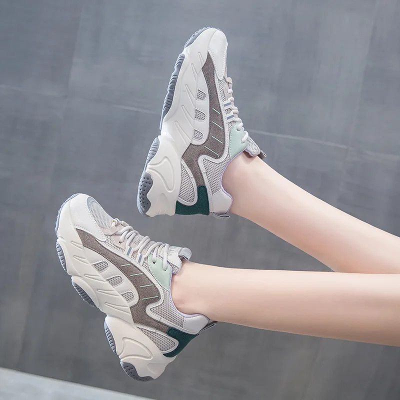 

Женская модная обувь, новинка 2020, повседневные спортивные кроссовки, Женская трендовая Повседневная Женская Вулканизированная обувь, удоб...