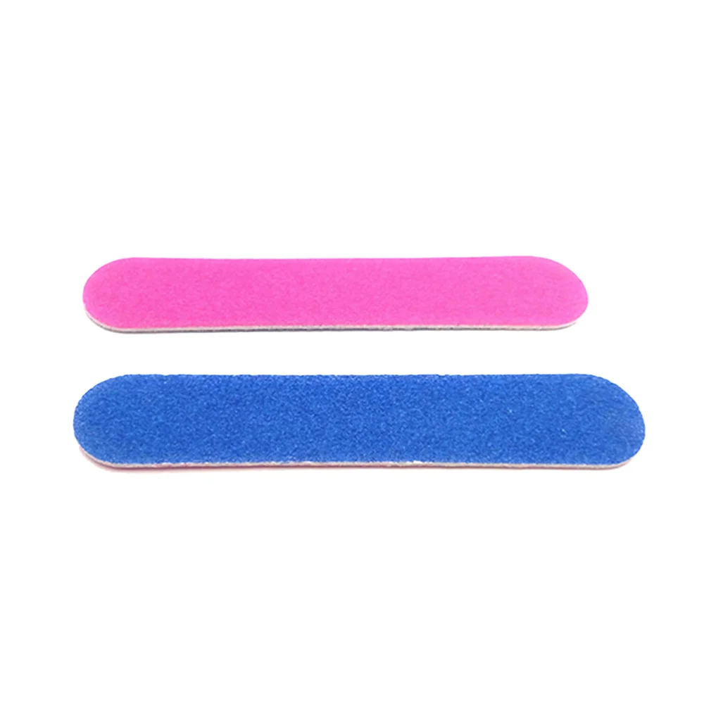 

100psc Disposable Nail Files Double Sided Emery Boards Straight Manicure Tools