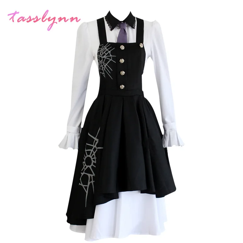 

7PCS New Danganronpa V3 Tojo Kirumi Cosplay Costume Japanese Game Anime Uniform Suit Outfit Clothes and Wigs Halloween Cosplay