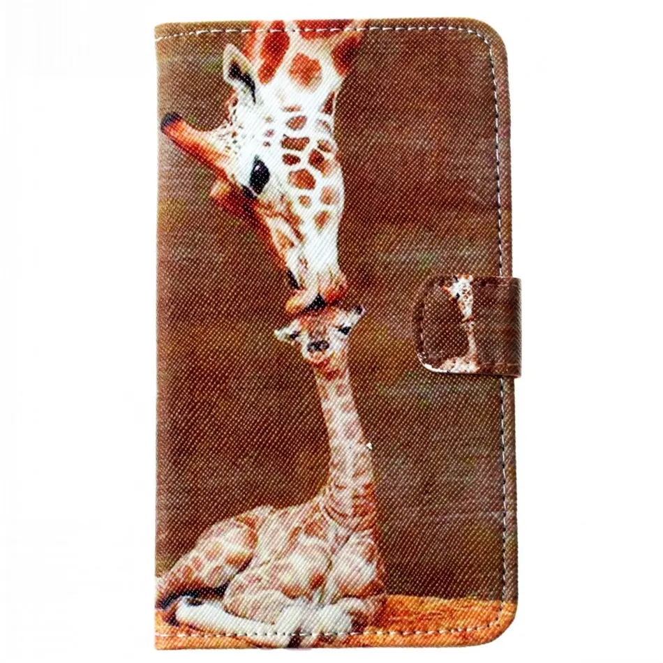 Giraffe Модный чехол для телефона чехол для LG W30 W10 Aristo2 плюс LV3 Stylo 5 4 Q Stylus 4 Stylo4 Stylo5 кожаный бумажник симпатичный чехол P03D - Цвет: Giraffe
