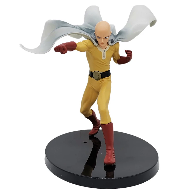 One Punch Man лысый накидка Сайтама аниме модель фигурку 20 см Статуэтка из ПВХ