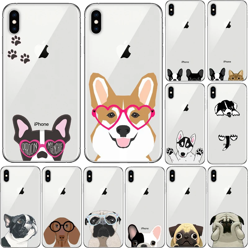 Милого Щенка Мопса зайчика кошки принцессы мяу французского бульдога мягкий