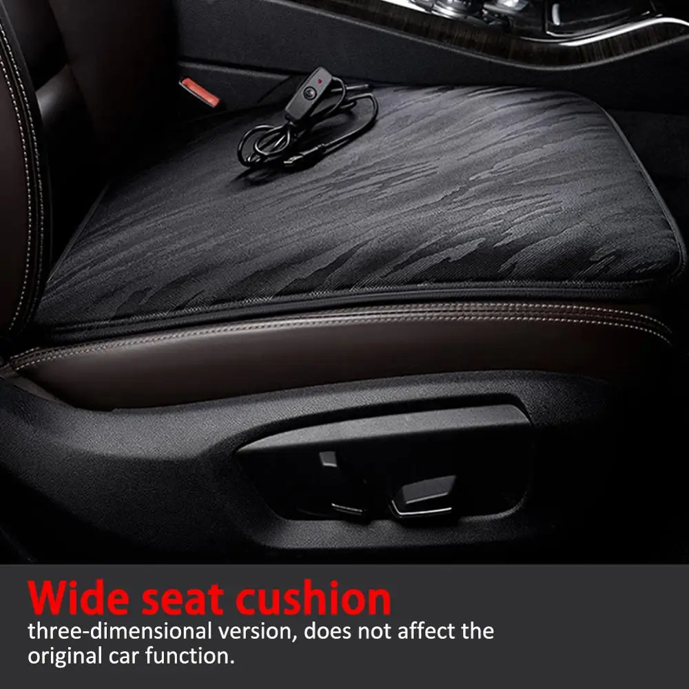 Автомобильная подушка сиденья с подогревом подогреватель USB для стула 12 В чехол