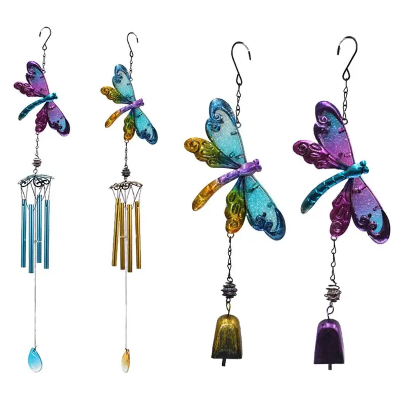 

Wind Chimes Dragonfly Hanging Ornaments Aeolian Bell Windchime Garden Home Decor
