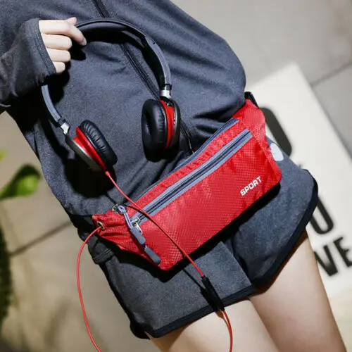 

Women Canvas Sport Waist Bags Fashion Adjustable Chest Handbag Unisex Travel Waist Bags Ladies Belly Pack Portable Phone Pouch