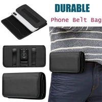 new universal casual phone pouch for huawei honor v20 10 9 nova 7i 6 5 series case belt clip holster oxford cloth bag flip cover
