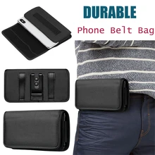 New Universal Casual Phone Pouch For Huawei Honor V20 10 9 Nova 7i 6 5 Series Case Belt Clip Holster Oxford Cloth Bag Flip Cover