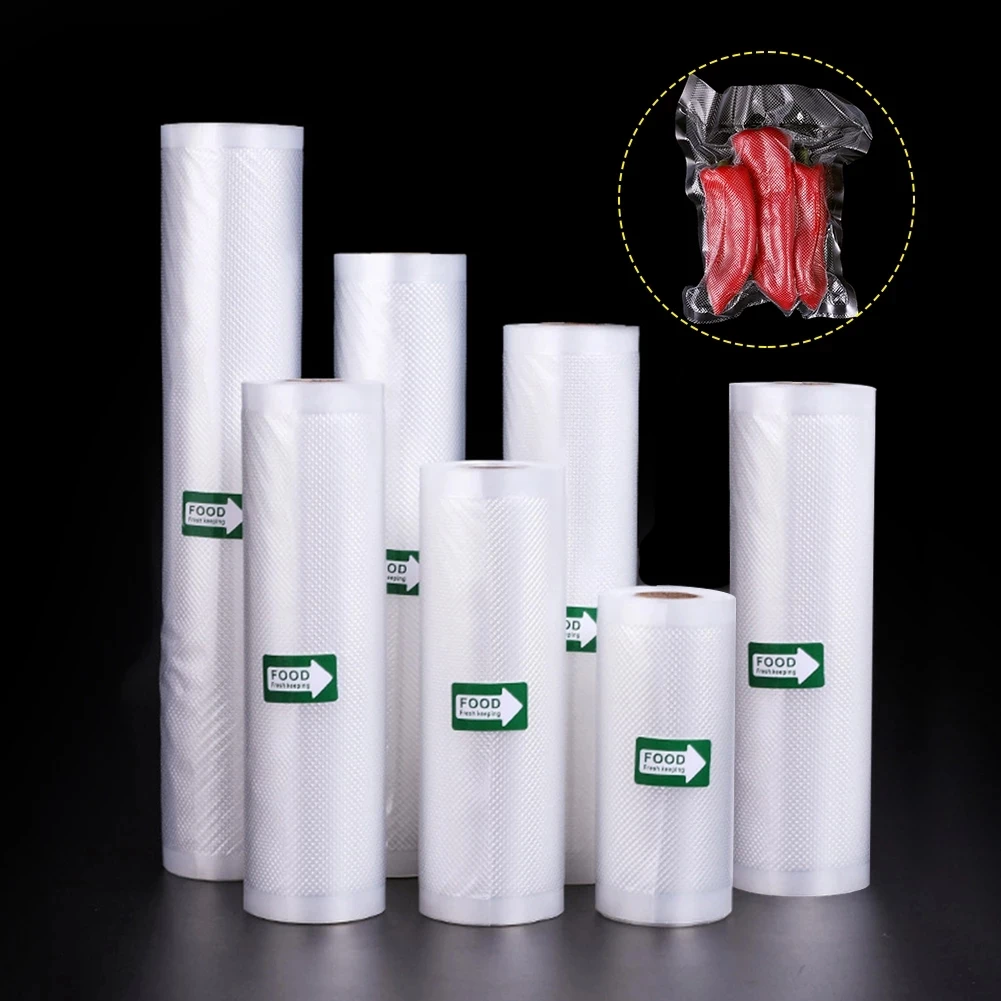 

Food Vacuum Bag Compressed Sealer Food Saver Storage Vacuum Packaging Reusable Rolls Kitchen Accessories