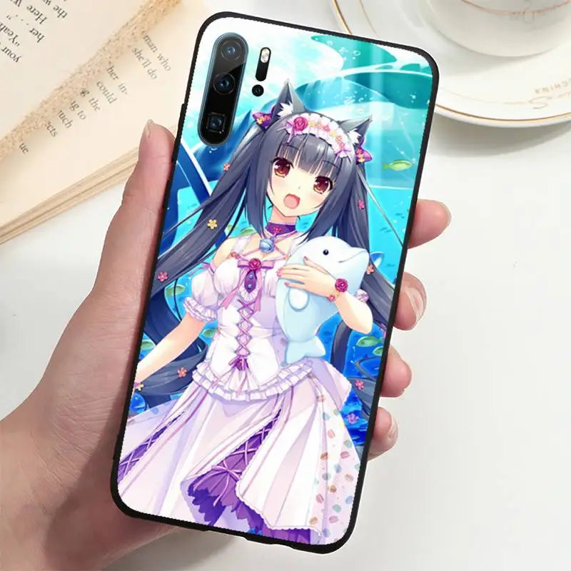 

Nekopara Chocola Vanilla cat girl Phone Case For Huawei P20 P30 P40 lite Pro P Smart 2019 Mate 10 20 Lite Pro Nova 5t