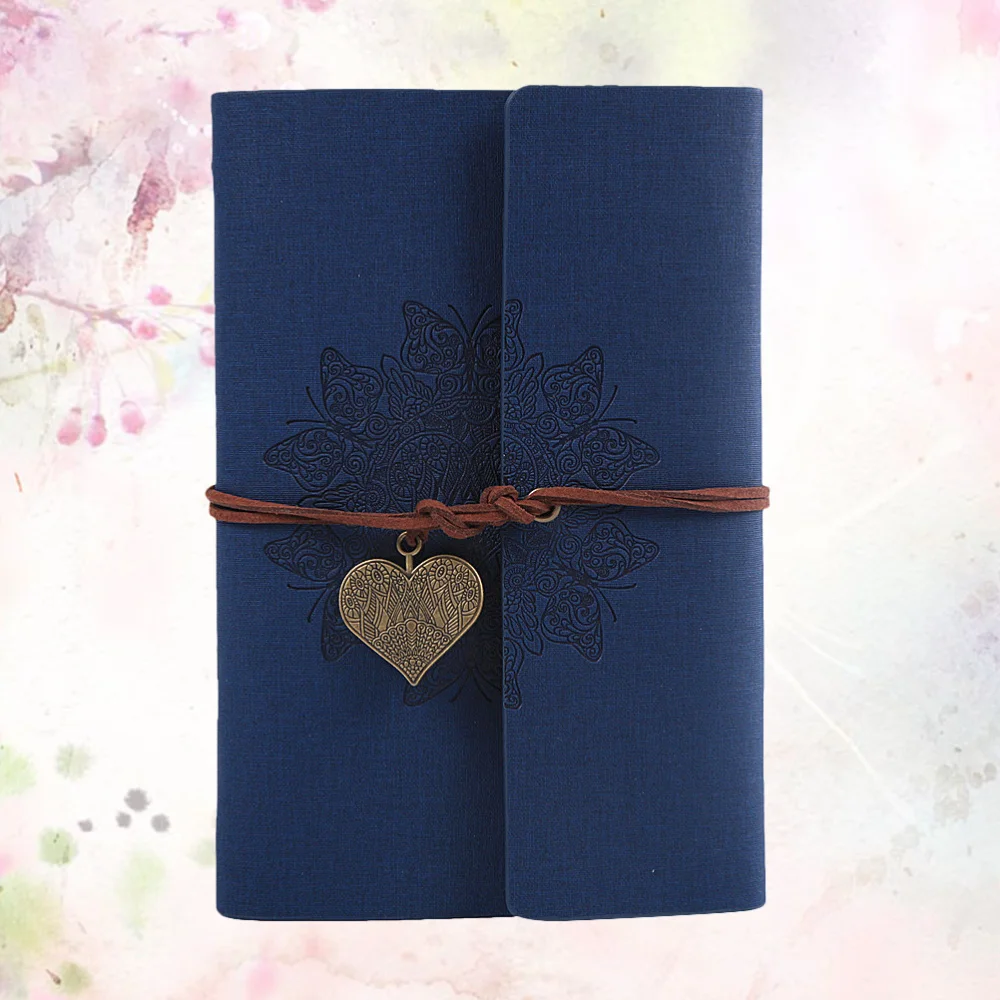 

1 Pc A6 Retro Notebook Rope Winded Notebook Loose-Leaf Diary Travel Notebook for Teachers Students (Brown)