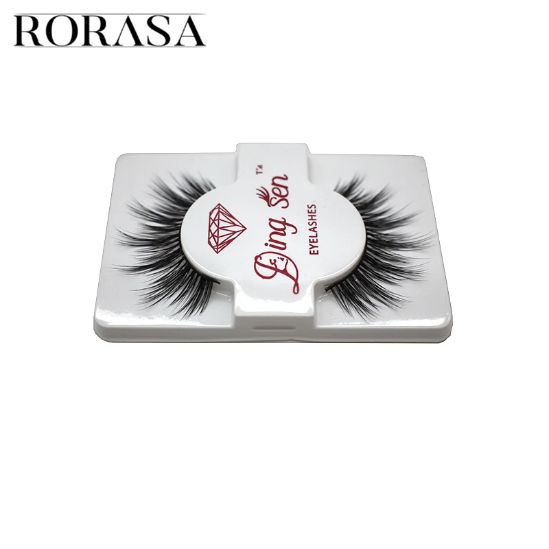 1 пара ручной работы 3D норковые ресницы натуральный длинный полный полосы