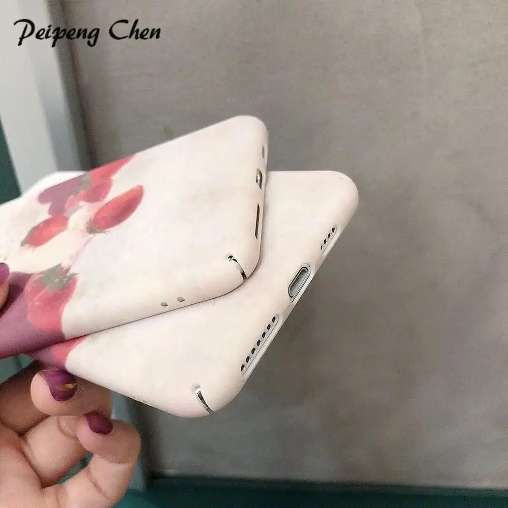 PEIPENG мультяшный чехол для телефона Apple iphone 6 S 7 8 Plus милый ПК Жесткий Чехол X XS MAX XR