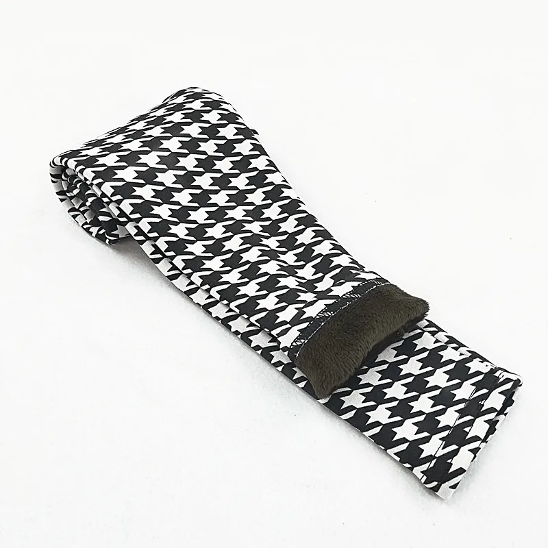 Одежда для маленьких девочек детские леггинсы осенне-зимние плотные теплые с