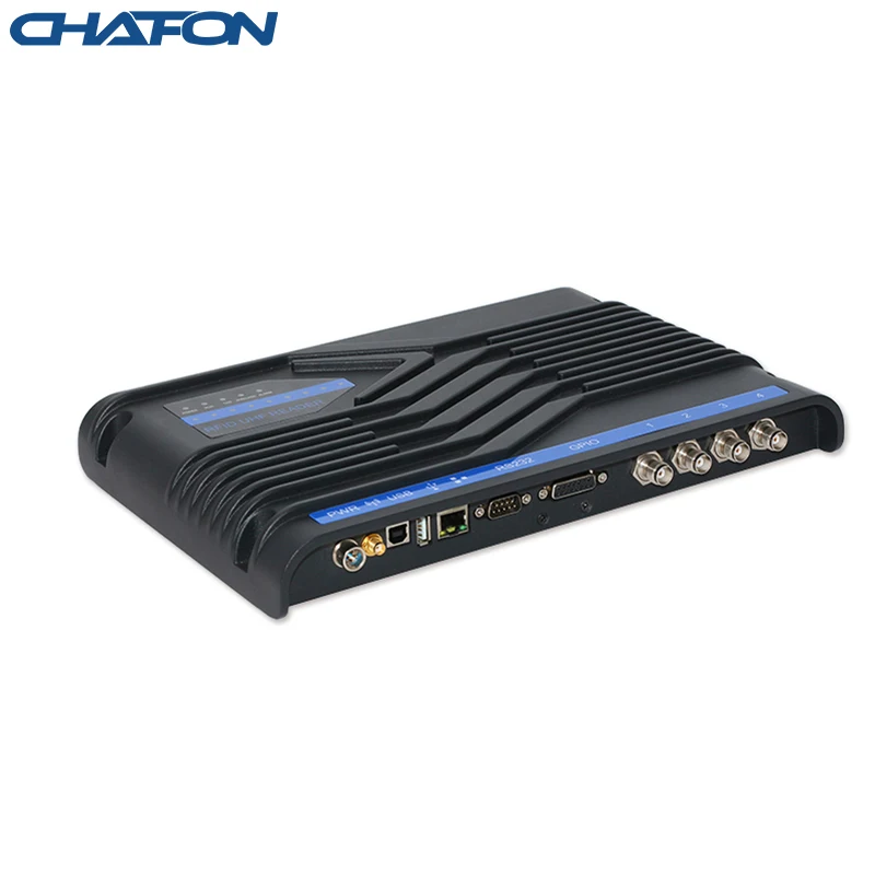 Chafon rs232 uhf rfid фиксированный считыватель 4 порта impinj r2000 чип бесплатный sdk образец