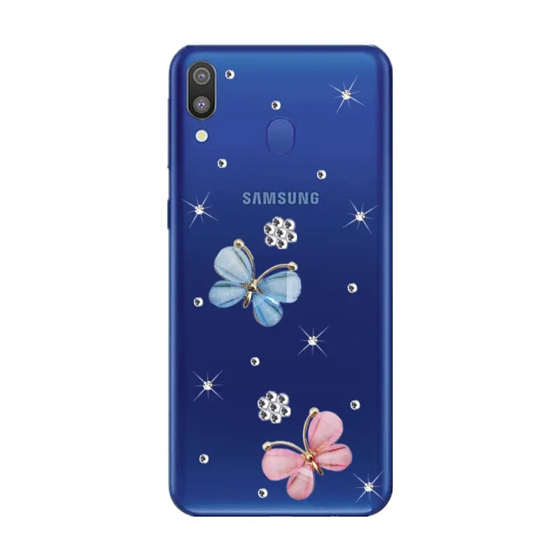 Роскошный сверкающий чехол с кристаллами для samsung Galaxy M40 M30 M20 M10 S10E S10 плюс J8 J7 J3 2018 J6