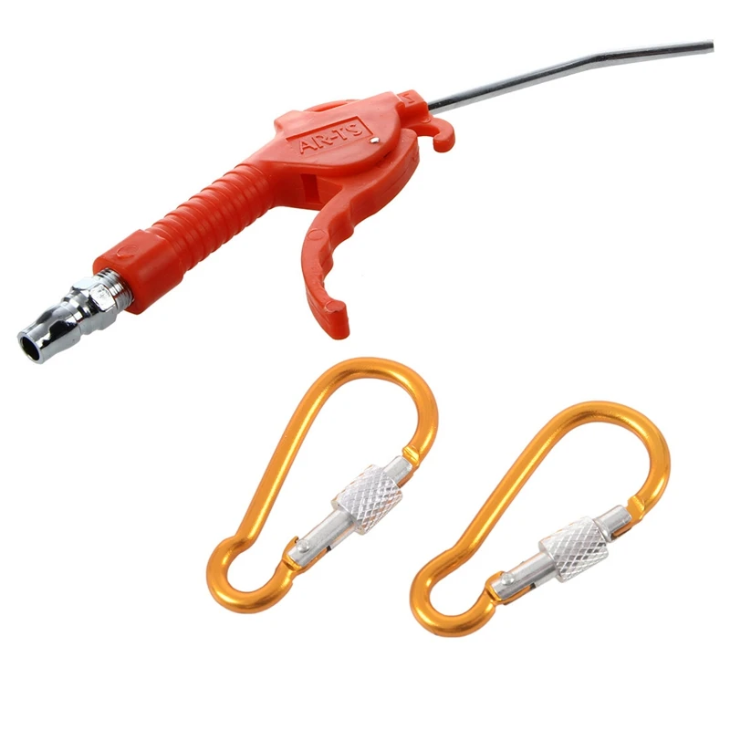 1 ручка-пистолет для чистки и 2 алюминиевых регулирующих винта с карабином длиной