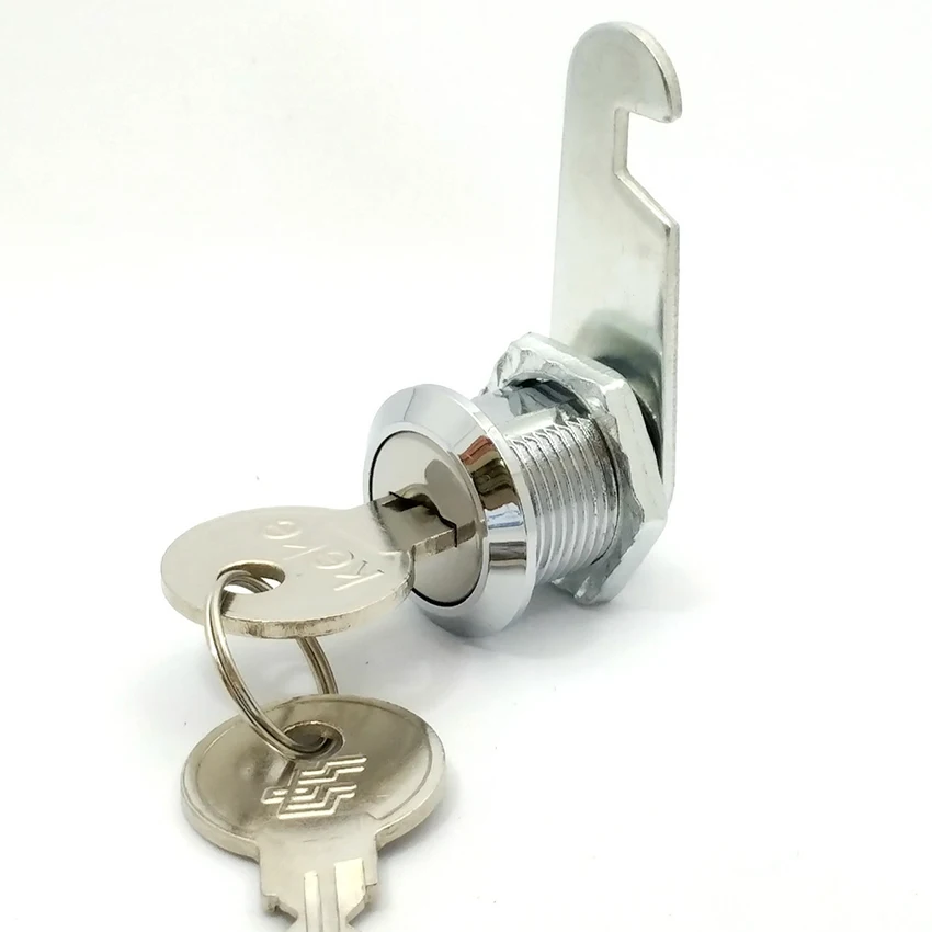 Замок шкафа обеспечивают важные файлы и ящиками замок с 2 ключами цинк сплав M18xL16