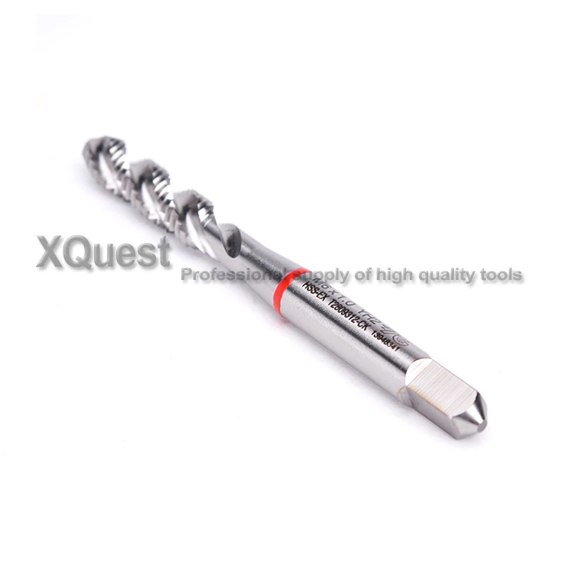 High Quality HSS-EX Right Hand Metric Screw Spiral flute tap m2 m2.5 m3 m4 m5 m6 m8 m10 m12 m14 m16 m18 m20 Machine Thread taps |