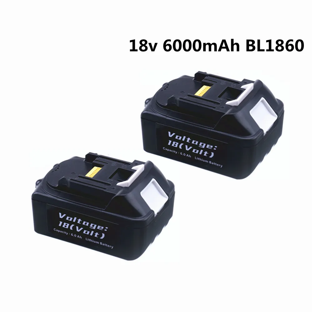 Обновленная литий-ионная аккумуляторная батарея BL1860 18 в 6000 мАч для Makita В BL1840 BL1850