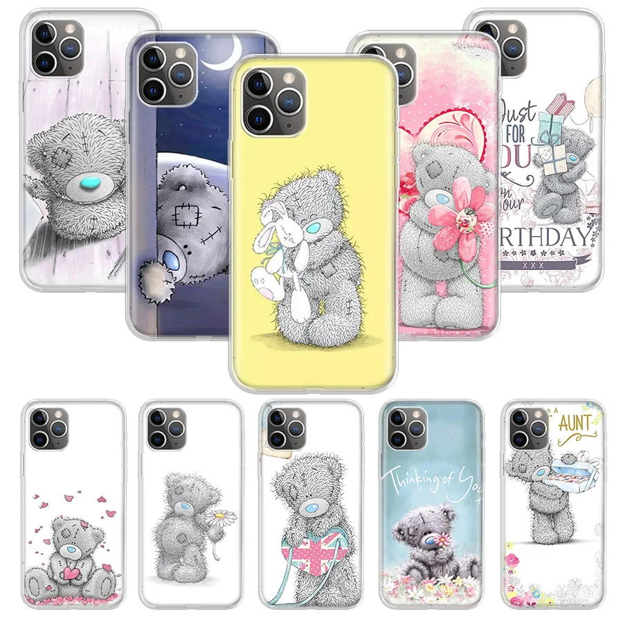 Чехол Teddy Me To You Bear для Apple iphone 11 12 Mini Pro XS Max XR X 7 8 6 6S Plus 5 5S SE 10 десять Подарочный