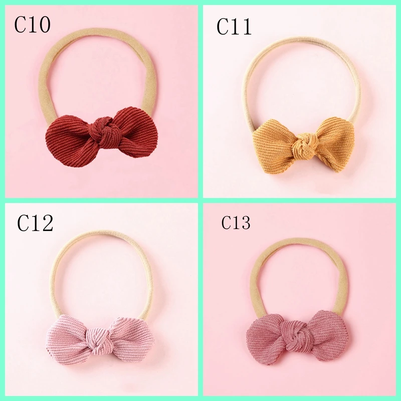 Милые вельветовые банты для волос девочек аксессуары повязки на голову