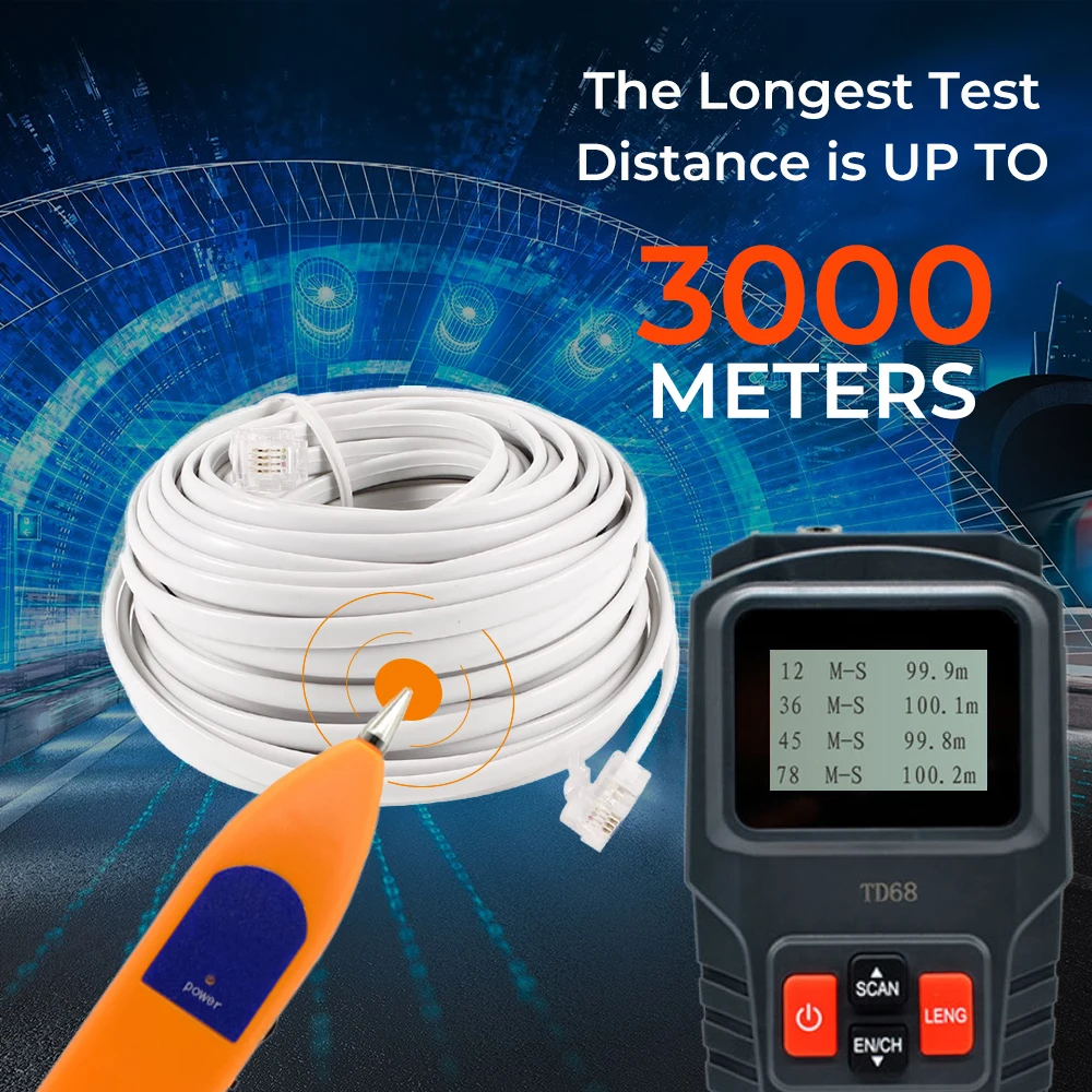 new lan network cable tester tracker diagnose tone finder telephone wire tracker inder detector networking tools line finder free global shipping