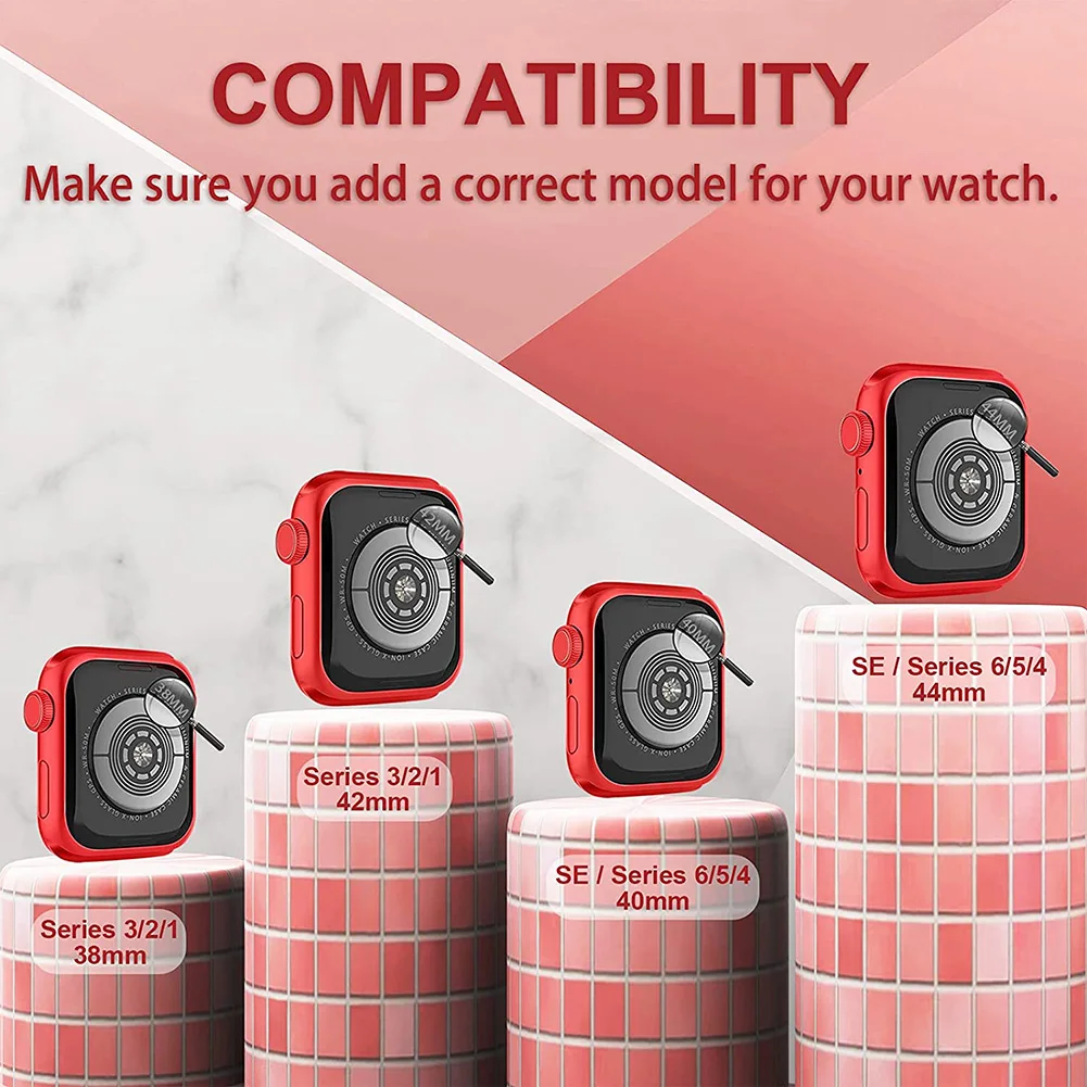 

38/42mm Band With Glitter Bumper Case Women Silicone Soft Comfortable Adjustable Strap With Buckle For IWatch Series 3/2/1