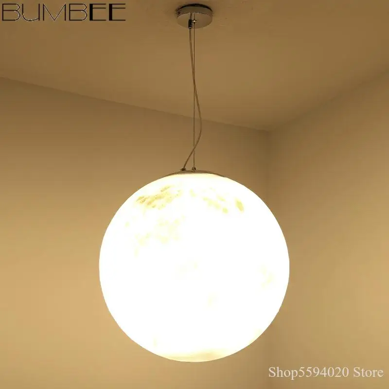 Светодиодный светильник в скандинавском стиле Moon Лофт люстра подвесные