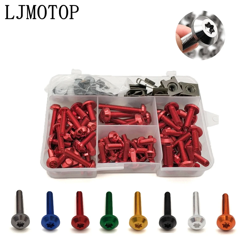 

Для Yamaha Y Z80 85 125 250F 450F 250X 250FX 450FX XT250 TRICKER мотоцикл обтекатель болт гайки комплект крепежные винты