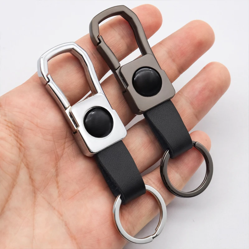 1 шт. новый автомобильный брелок металлический кожаный мини мужской и женский для