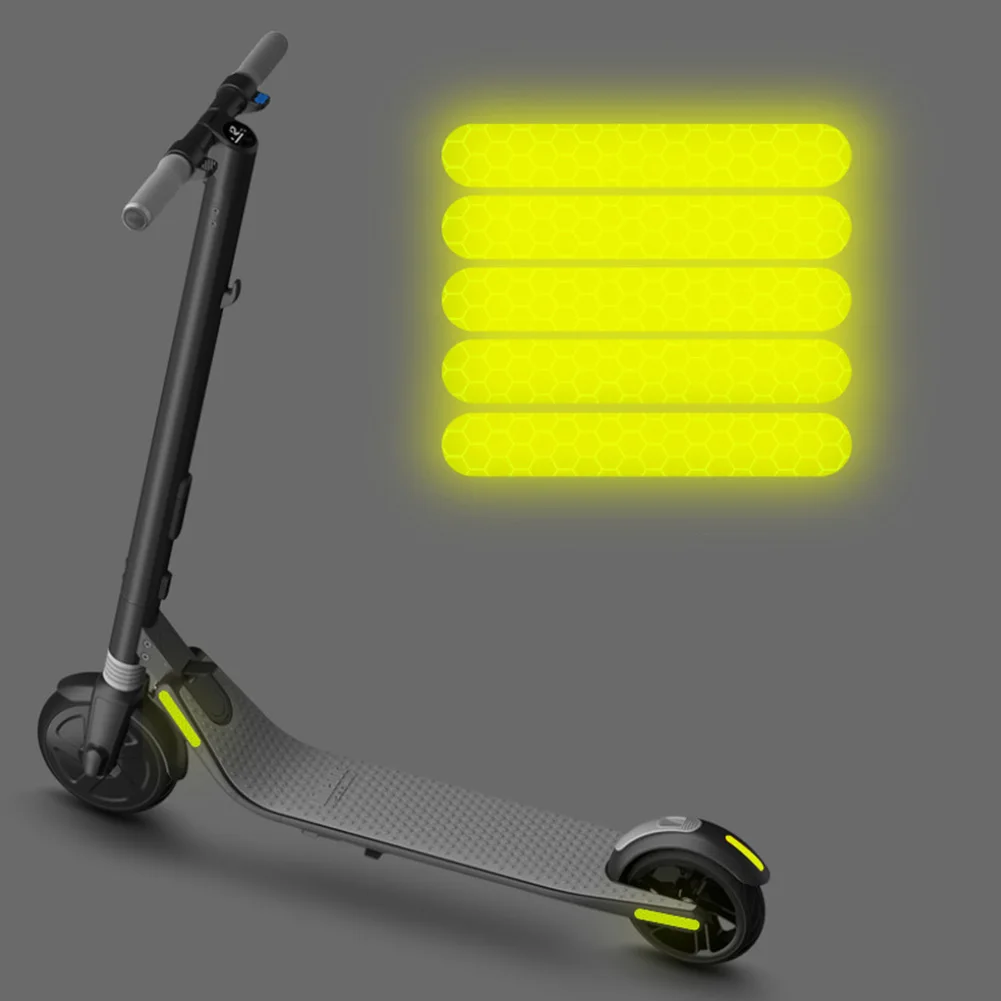 

5pcs Electric Scooter Reflective Stickers 6 Colors PVC Kick Scooter Part Accessories For Ninebot ES1 ES2 ES3 ES4 E22 E25 Series