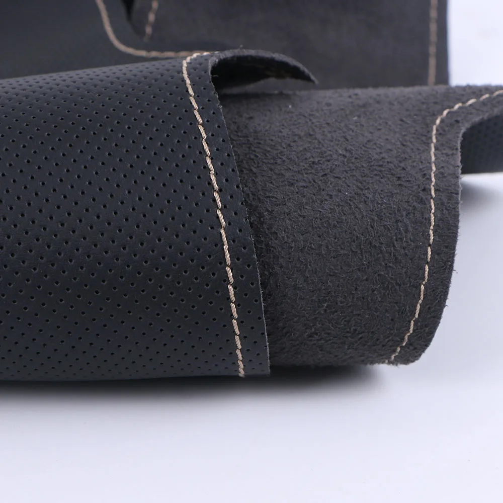 Чехол рулевого колеса автомобиля волоконная кожа для Land Rover Freelander 2 2007