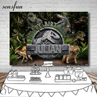 Sensfun с динозавром Мир Юрского периода вечерние фон для студийной фотосъемки лес с днем рождения детей вечерние Photgraphy фоны 7x5ft