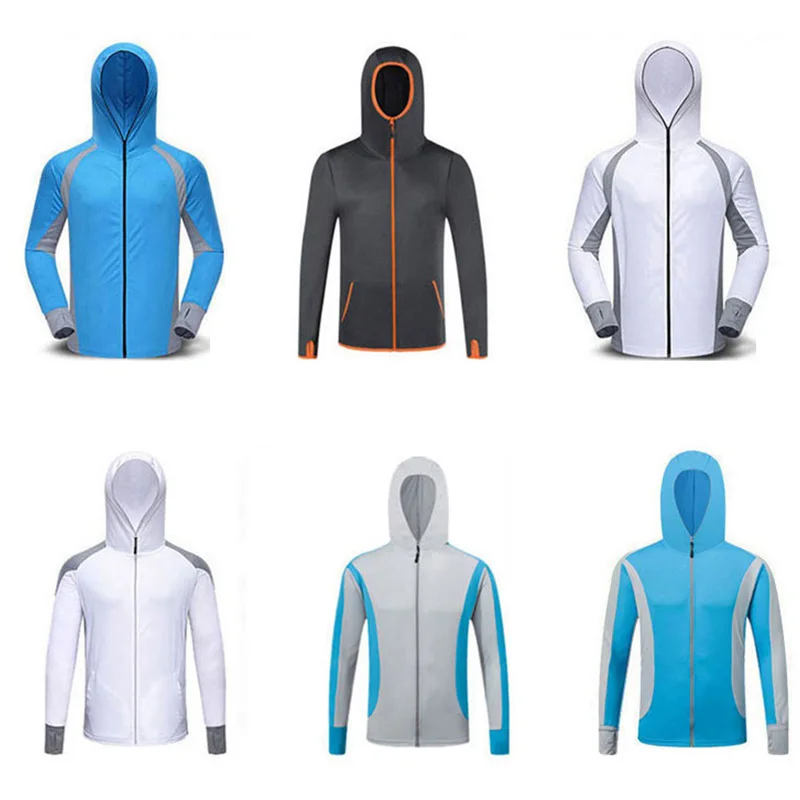 Воздухопроницаемая одежда для рыбалки тонкая легкая защиты от солнца альпинизма