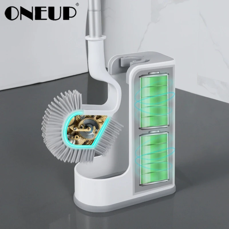 ONEUP TPR Двухсторонняя щетка для унитаза резиновая насадка уборки Бытовая пола