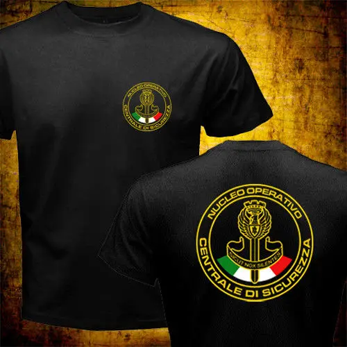 

2020 creative novelty New Nocs Italy Police Tactical Unit Swat Counter Terrorist Special Force T-Shirt Double Side Tees