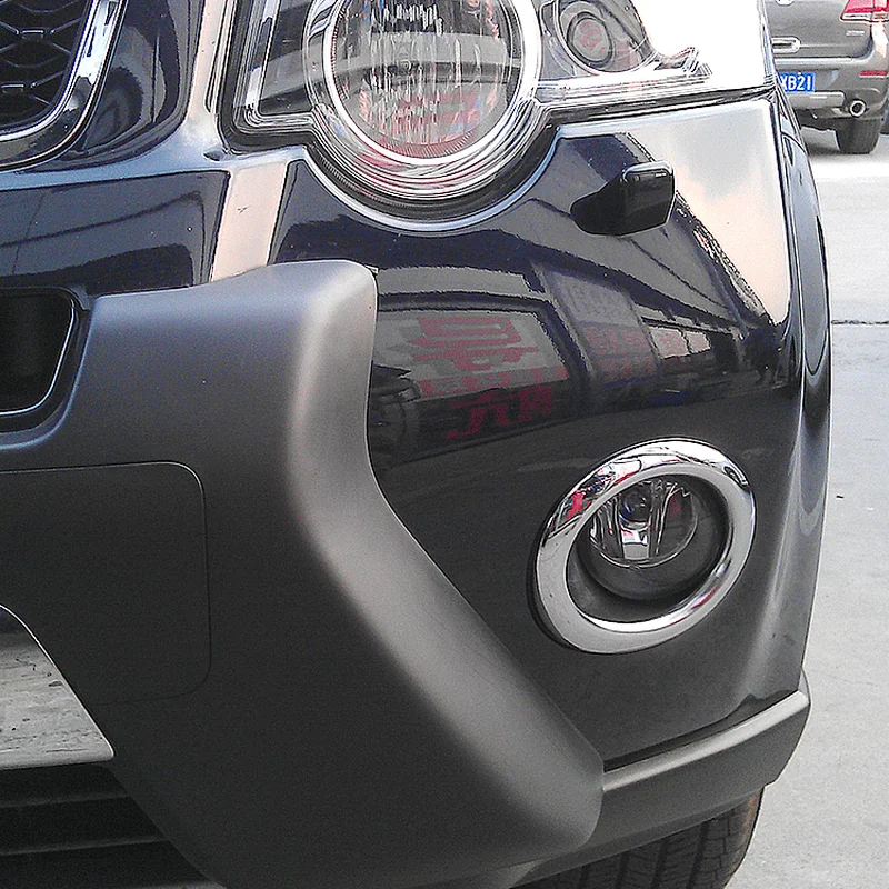 2 шт./компл. Автомобильная хромированная крышка противотумансветильник фары ABS