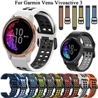 Ремешок на запястье для Garmin CAME SQ Vivoactive 3 3t 20 мм, силиконовый ремешок для Garmin Forerunner 158 55, спортивные Смарт-часы, браслет Correa
