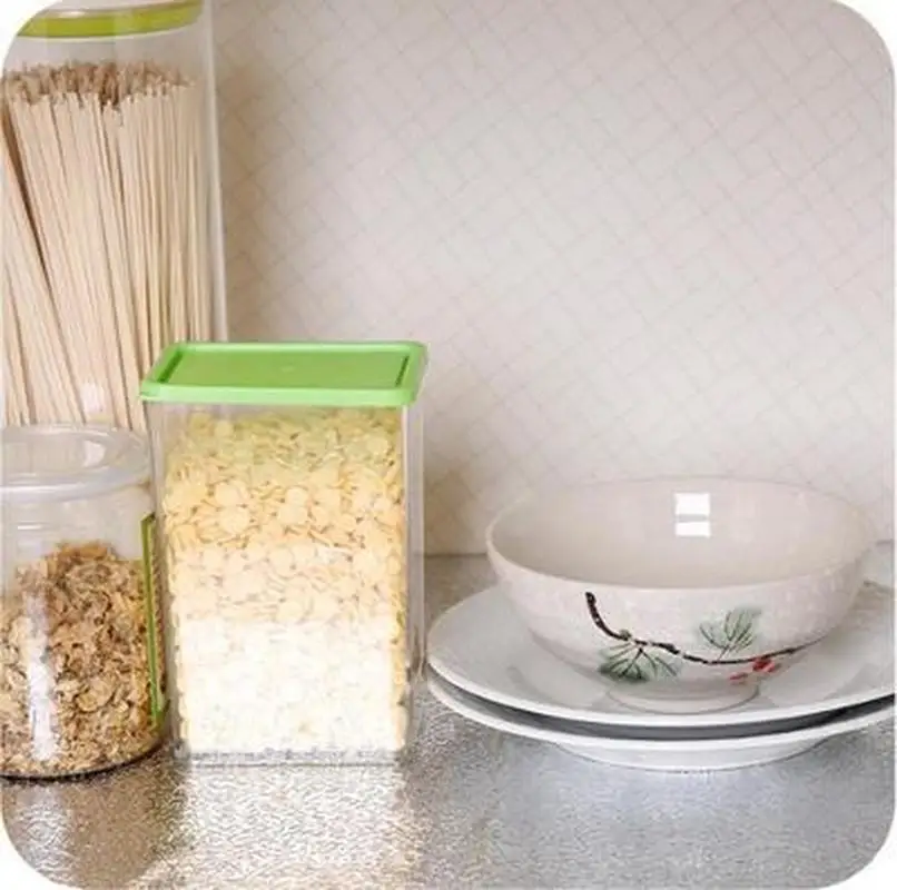 Кухня маслостойкой Водонепроницаемый Стикеры алюминиевая фольга для кухни