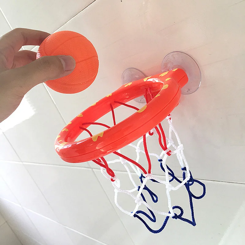 

1PC Basketball bathroom toy kit tool boy sport for fun outdoor baby for development set kid indoor game sucker for children
