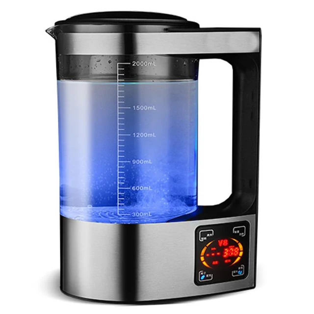 Electric Hydrogen Rich Water kettle Hydrogen Water Generator Water lonizer Alkaline Healthy Energy Cup 2L