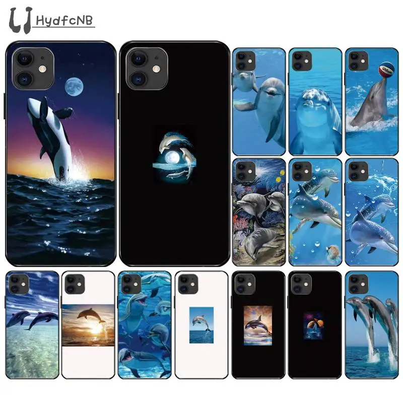 Чехол для телефона Ljhydfcnb ocean dolphin Dance And Jumping чехол iPhone 11 pro XS MAX 8 7 6 6S Plus X 5 5S SE
