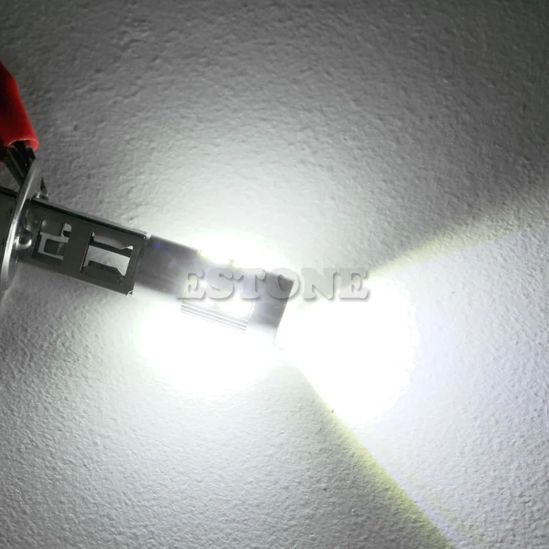 1 шт. 5630 SMD 10 LED H1 лампа для автомобиля тумана ампула фар 12 В постоянного