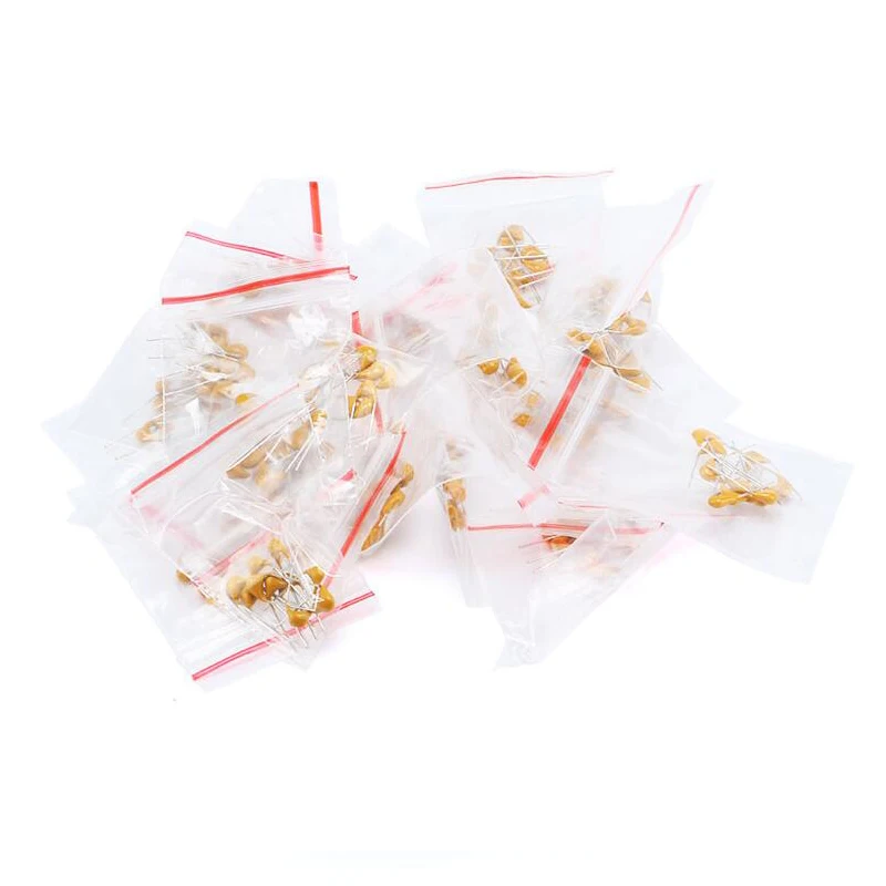 18values*10pcs =180pcs Monolithic Ceramic Capacitor 20pF~1uF ceramic capacitors Assorted Kit | Capacitors
