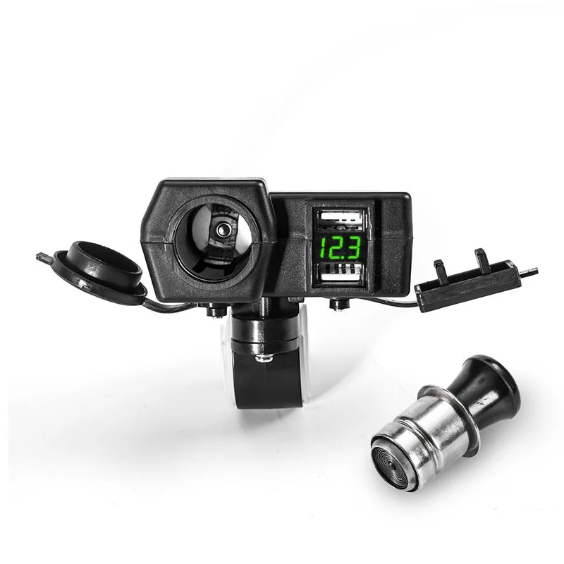 Новое практичное зарядное устройство для мотоцикла USB адаптер сотового телефона