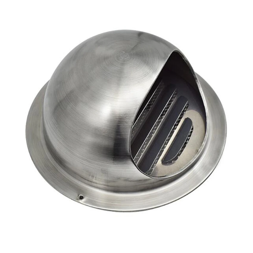 304 Stainless Steel Wall Ceiling Air Vent Ducting Ventilation Exhaust Grille Cover Outlet Waterproof Heating Cooling Vents Cap