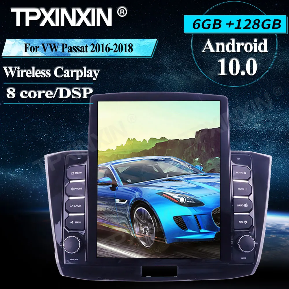 

Большой экран для VW Passat 2016-2018, Android 6 + 128G, автомобильный стереоприемник, 6 + 128G, автомобильный радиоприемник, радио, IPS экран